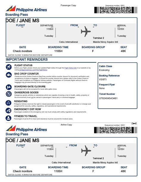 30 Editable Plane Ticket Templates (Word, PDF) .